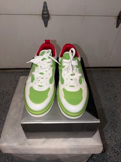 Christian Louboutin Astroloubi Men’s Colorblock Logo Low Top Lace-Up Sneaker