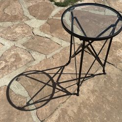 Small Metal Round Table