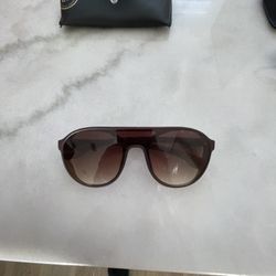 Ray-Ban Women’s Matte Frame Glasses With Side Panels