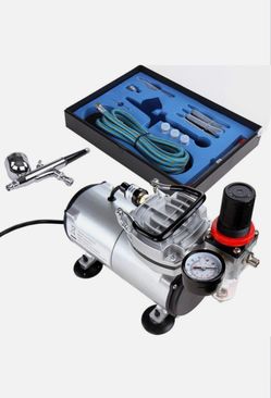 Airbrush Kit with Compressor and Accessories