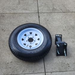 Spare tire L/ Wheel For Trailer And Mount 