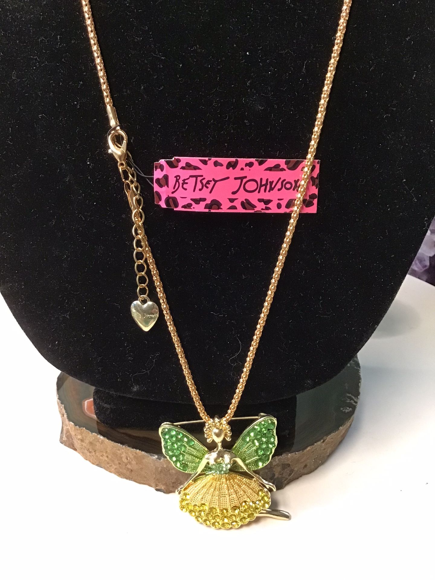 Betsey Johnson Ballerina Necklace