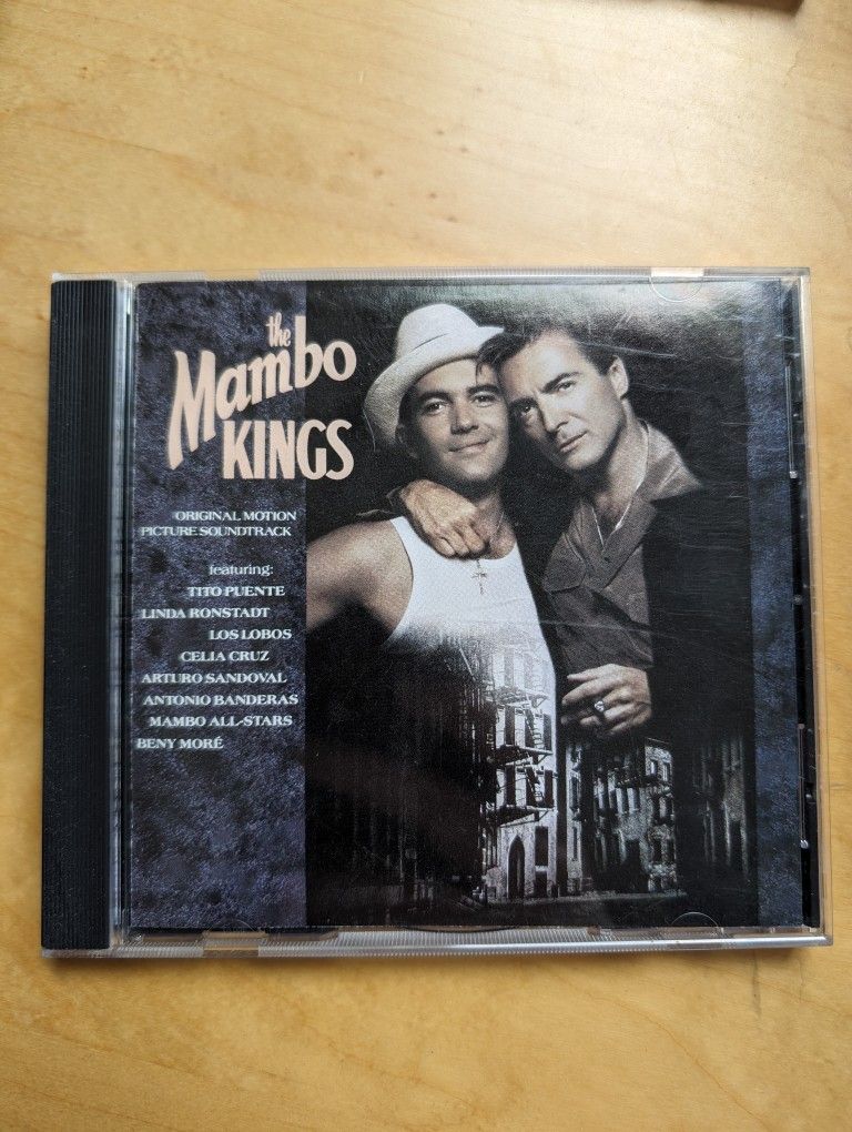 The Mambo Kings Official Soundtrack CD & Case