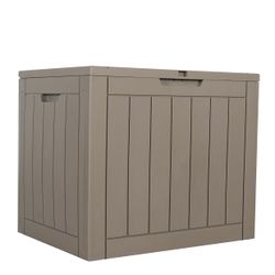 30 Gallon Deck Box – Heavy Duty Resin Storage Box, Halloween Party, Lockable
