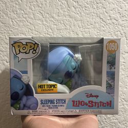 Funko Pop Sleeping Stitch Disney 1050