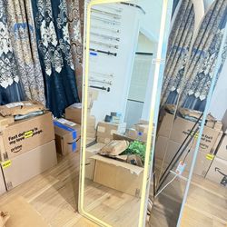 LED Floor Mirror Rectangle Mirror