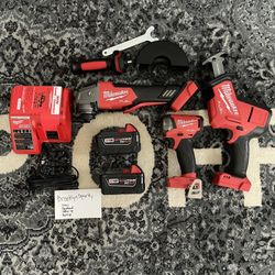 Bundle Deal M18 FUEL Tools & 2 5.0 Ah Batteries + Charger