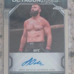 2024 Topps Chrome UFC Octagon Legends Andrei Arlovski Autograph Card - Auto - MMA - Rare - M/NM Condition - Authenticity Guaranteed!