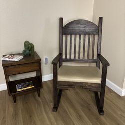Vintage Mission-Style Rocking Chair