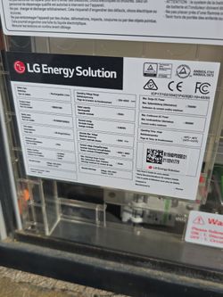 Solar LG battery