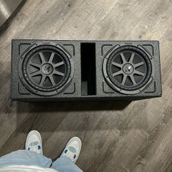 Kicker CompVX10” Speakers In Box 