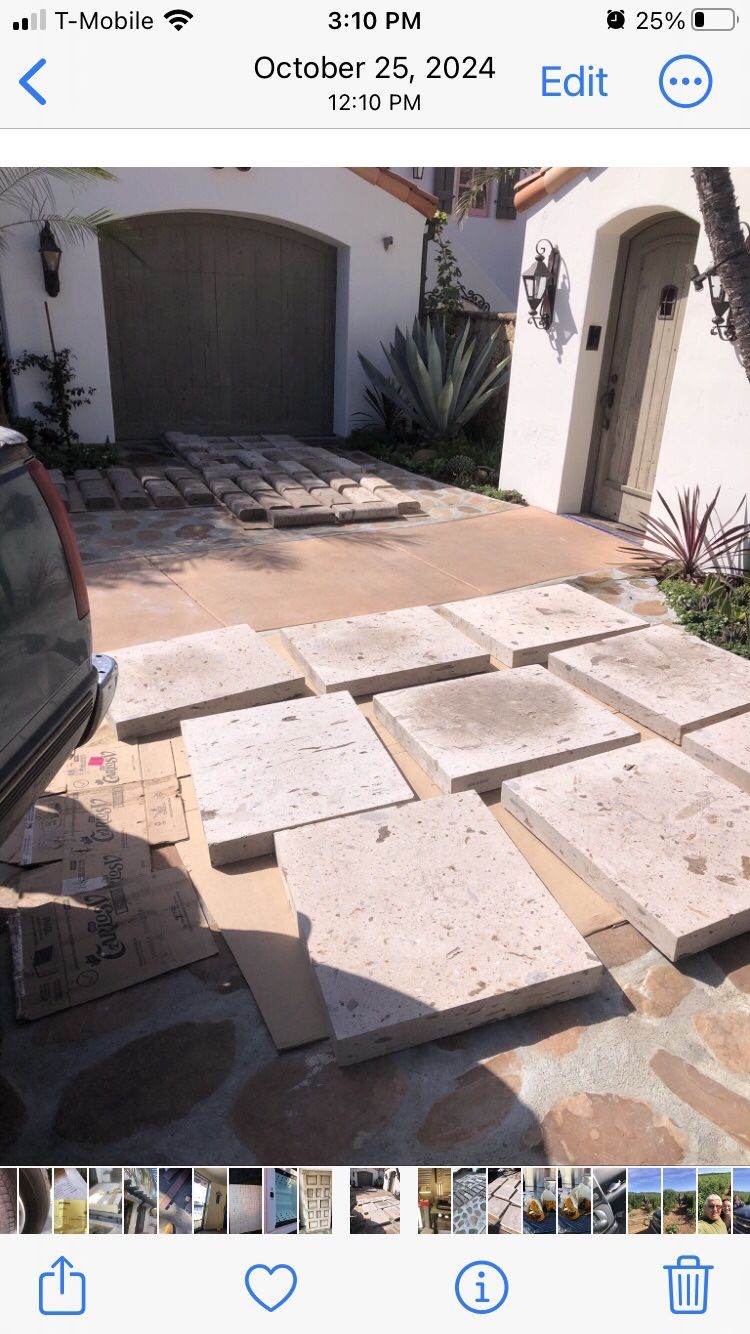 Cantata Pavers Aprox 24” X30” 3” Thick