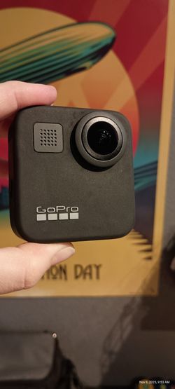 GoPro Max With Telescopic Pole Backpack Setup