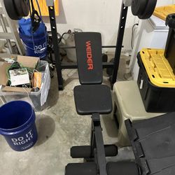 Weight Bench, Ladder And Rock Chip Repair Kit