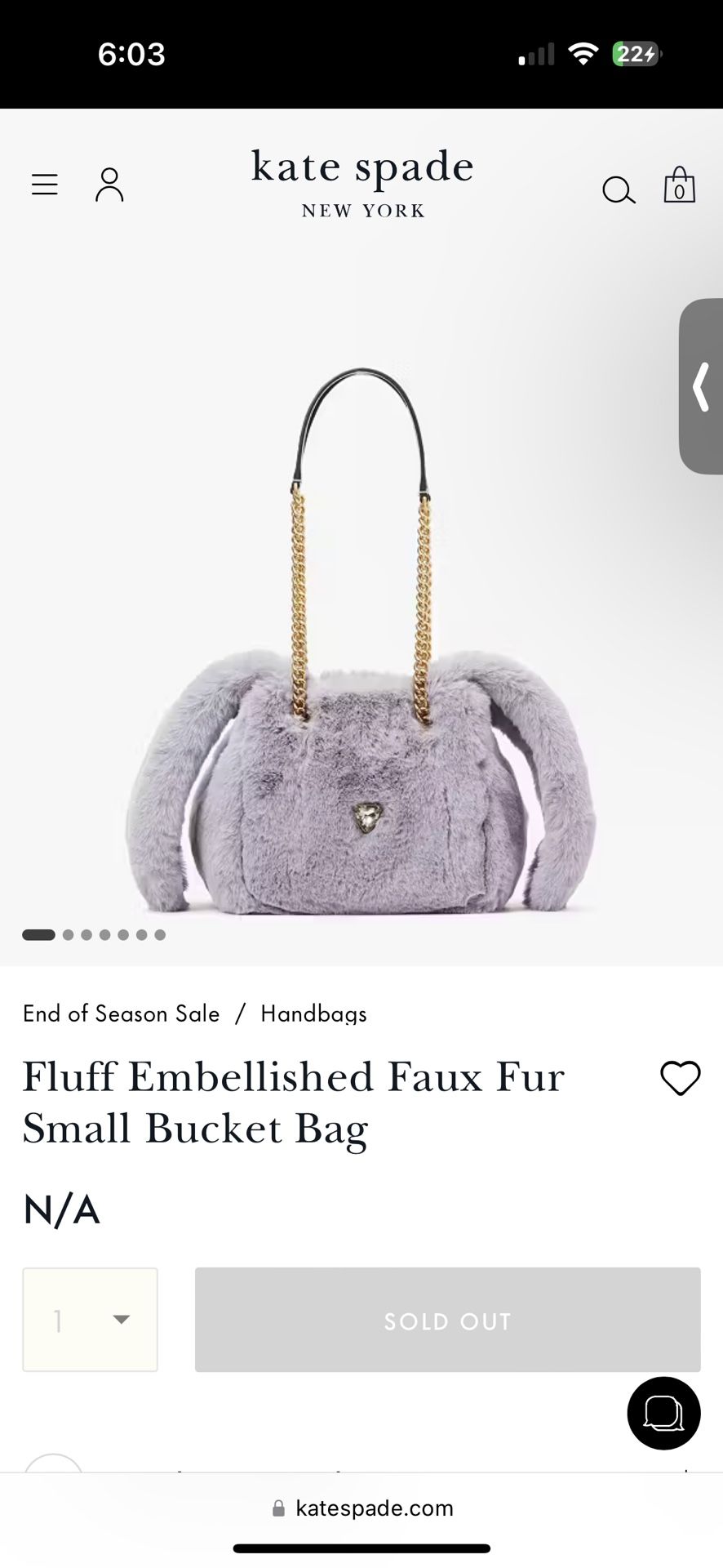 Kate Spade Rabbit Crossbody