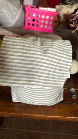 Striped full size sheet set