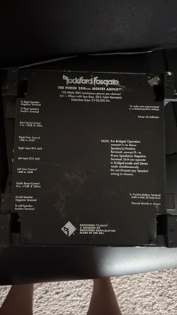 Rockford Fosgate Punch 200 MOSFET Car Amplifier