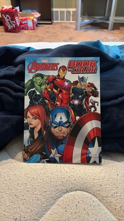 Marvel Avengers Book to Color