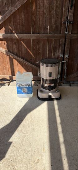 Kerosene Heater with new bottle of kerosene