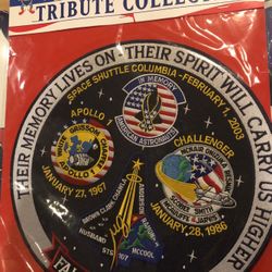 NASA Fallen Heroes - Apollo 1, Challenger, Columbia Patch