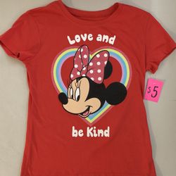 Minnie Mouse T-Shirt Size M (7-8)