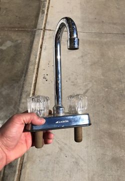 Glacier Bay goose neck faucet