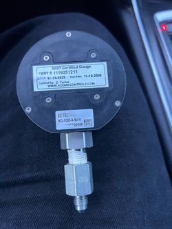 SSI Technologies MG-5000-A-9V-R NIST Certified Pressure Gauge