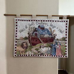 Noah’s Arc All Creatures Wall Hanging 