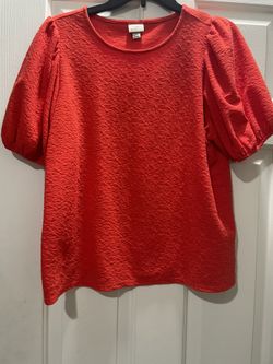 Women Red Shirt Medium $1