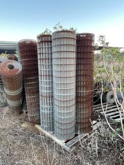 Red Brand welded wire garden fence, 6 ft by 100 ft roll