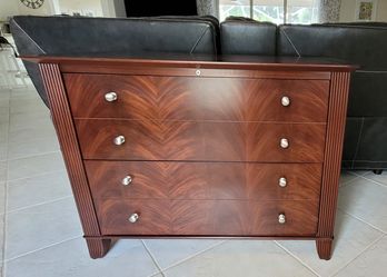 Mahogany and Brass Chest of Drawers