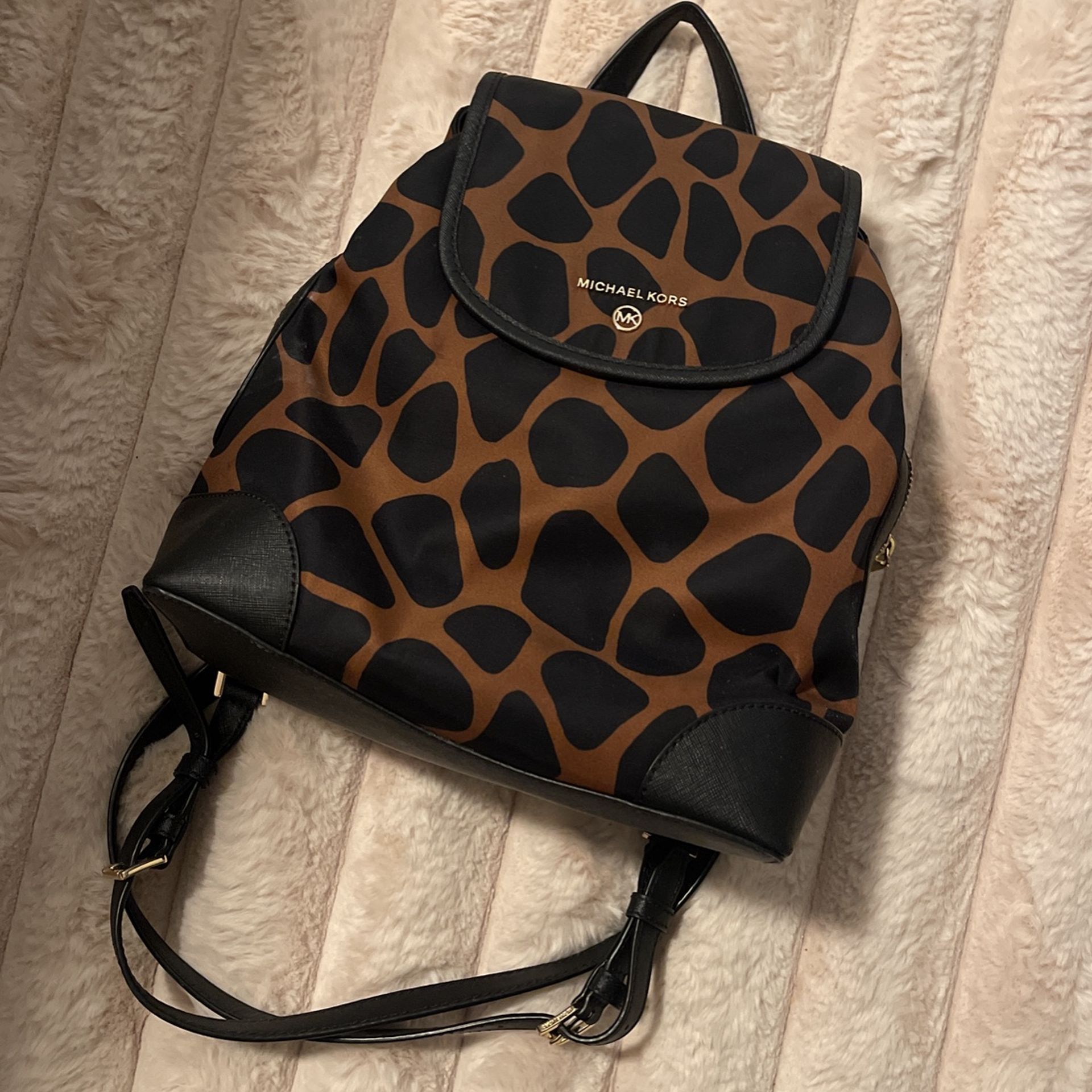 Giraffe Michael Kors Backpack Purse