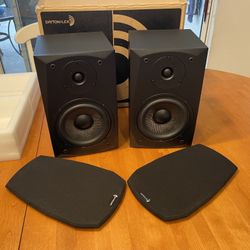 Dayton Audio Mk602X 6" Glass Fiber Bookshelf Speakers Mint