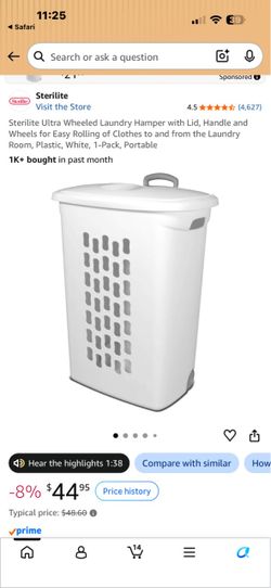 Sterilite Hamper (2)
