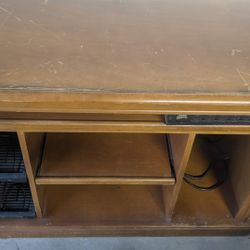 Heavy Wood Computer Desk