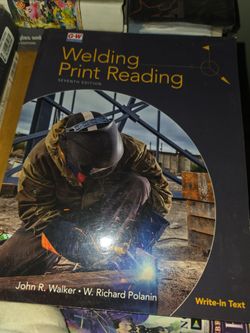 Welding Print Reading 7th Edition By John R Walker