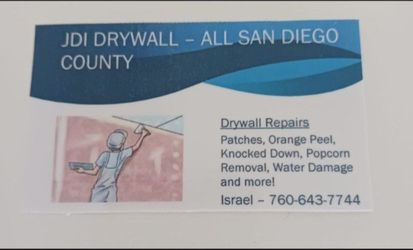 JDI Drywall Re- Pair, Water Damage.