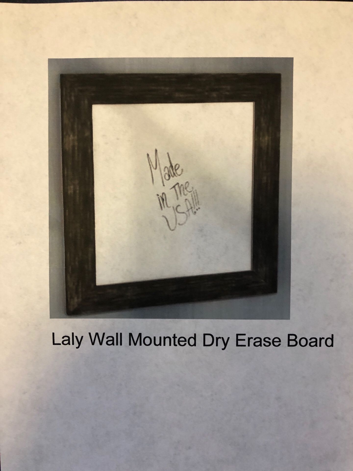 Laly Wall Mounted Dry Erase Board