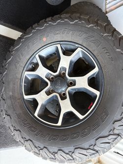 5 BFGoodrich All-Terrain T/A KO2 tires.