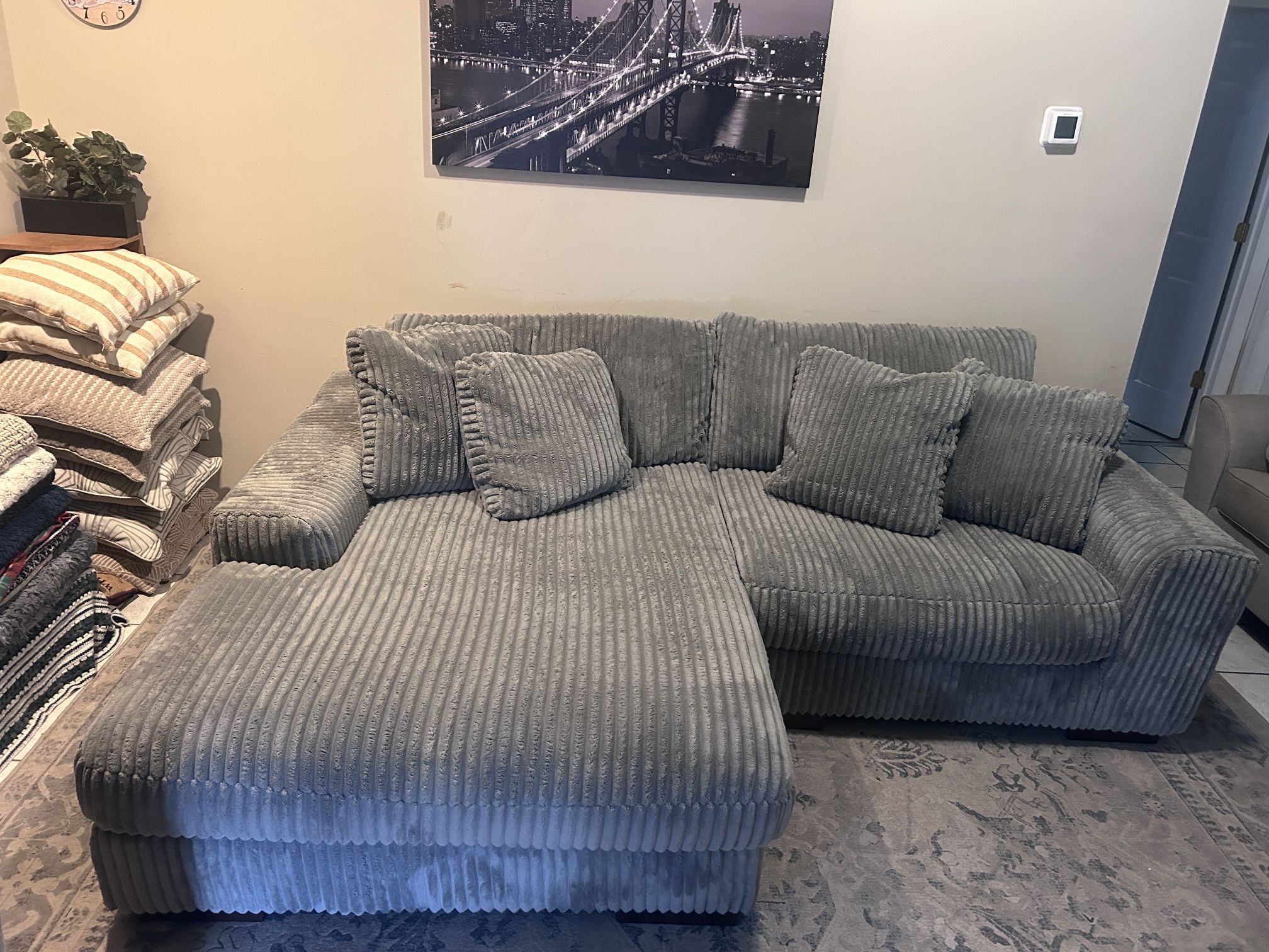 Free Delivery Viral Tik Tok Cloud Couch Corduroy Sectional
