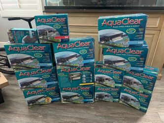 AquaClear Aquarium Filters 110 70 50 Complete and Parts returns.