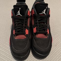 Size 11 Jordan 4 Red Thunder