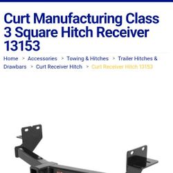 HYUNDAI Sante Fe Towing Hitch Reciever 2013-2019
