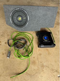 Planet audio and kicker amp combo