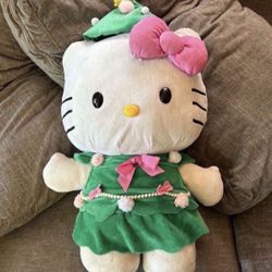 Hello kitty greeter Plush  Christmas 