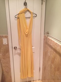 Rachel Pally convertible dress- size small - like new condition -yellow 92% modal , 3% spandex. Dry clean only