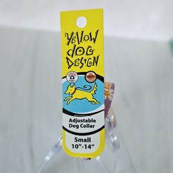 Adjustable Dog Collar "Daisy" - Purple and Gold