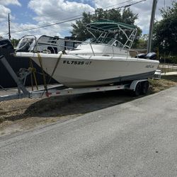 Project Boat 25.5 Del 96 Con Pareja De Yamaha 250 Del 99  No Trailer Include 