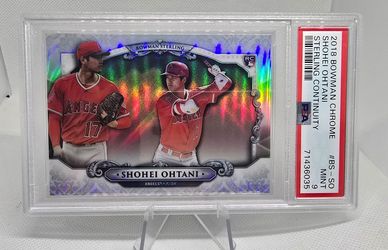 2018 Shohei Ohtani Bowman Chrome Sterline Continuity PSA 9
