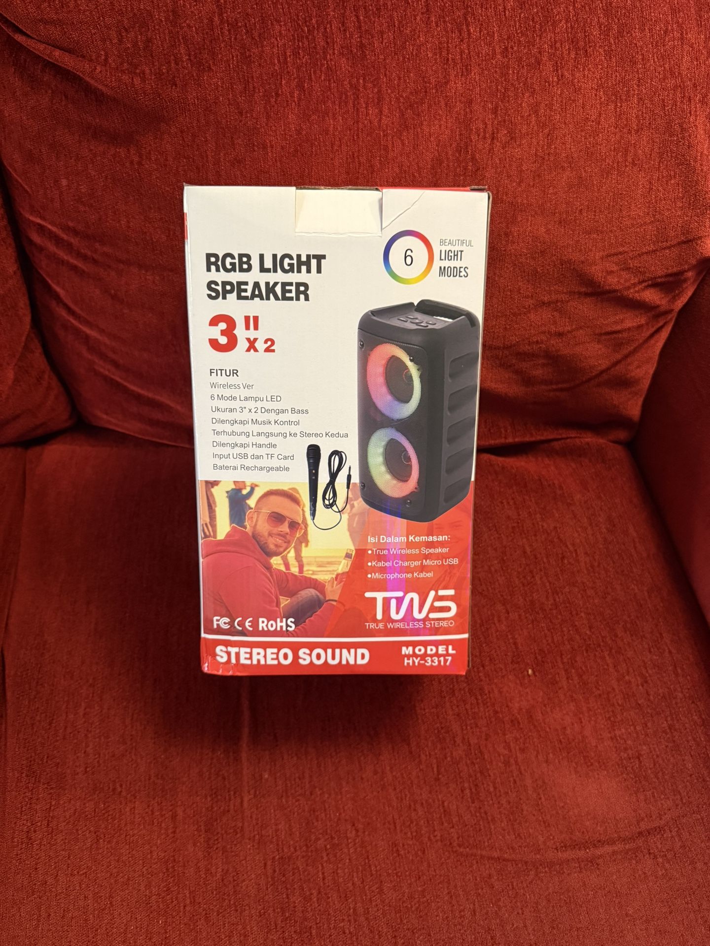 RGB Light Speaker 3x2 New
